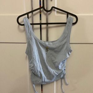 Flower tank top with strings